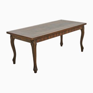 Mesa vintage de madera marrón