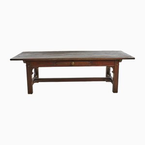 Brauner Vintage Tisch aus Nussholz