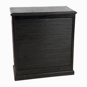 Shutter Cabinet in Black, 1980s