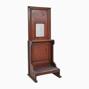 Vintage Beichtstuhl aus Holz, 1800er
