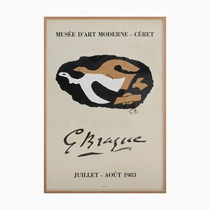 Dopo Georges Braque, Museum of Modern Art Céret, 1983, poster litografia