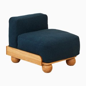 Slippers Cove Armless Seat in Midnight by Fred Rigby Studio