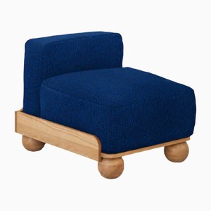 Slippers Cove Armless Seat in Cobalt Iris by Fred Rigby Studio