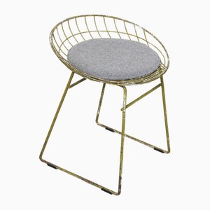 Km05 Metal Wire Stool by Cees Braakman for Pastoe, 1950s