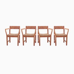 Chaises de Salle à Manger Take Poulsen en Pin pour Gramrode Furniture, Danemark 1974, Set de 4