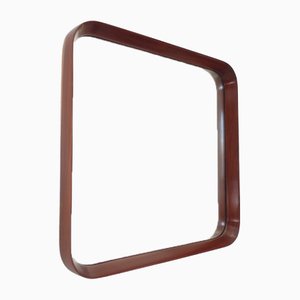 Rosewood Mirror by Ro.Ma Ditta Cantù, Italy, 1950s