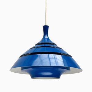 Lampada a sospensione Mid-Century Space Age blu di Hans-Agne Jakobsson per Hans-Agne Jakobsson Ab Markaryd, anni '60