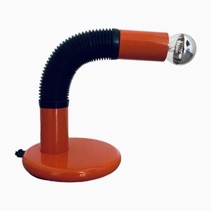 Orange Italienische Vintage Tischlampe von Bellini für Targetti, 1970