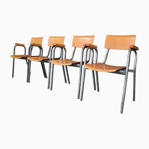Industrial Chairs by Caloi, Italy, Set of 6