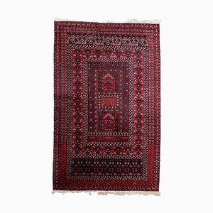 Vintage Handmade Turkmen Hachli Rug, 1960s