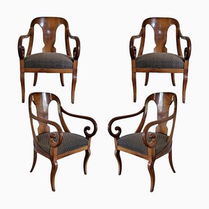 Chaises de Salle à Manger Biedermeier, Set de 4