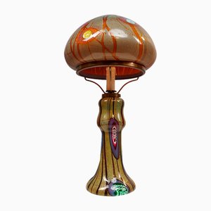 Vintage Opaline Glass Table Lamp by Giulio Radi, 1970er