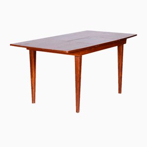 Art Deco Oak Dining Table attributed to Jindřich Halabala for Up ZávodyCzechia, 1940s