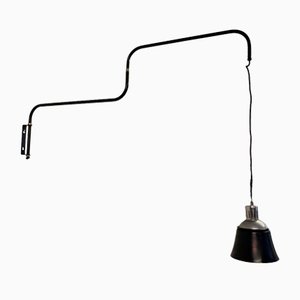 Industrielle Swing Wandlampe von Heinrich Bormann für Ugo Pollice, 1960er