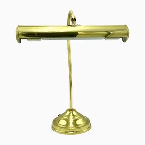 Bankers Desk Lamp in Brass, 1970s