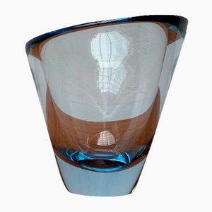 Vaso Mid-Century in vetro della serie Thule di Per Lütken per Holmegaard, Danimarca, anni '50