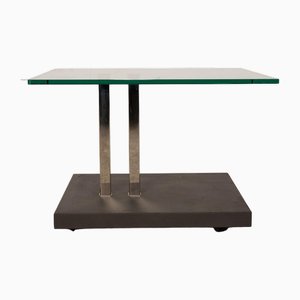 K925 Glass Coffee Table in Gray Concrete from Ronald Schmitt