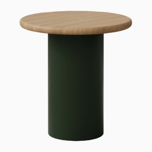 Raindrop 400 Table in Oak and Moss Green by Fred Rigby Studio