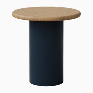 Raindrop 400 Table in Oak and Midnight Blue by Fred Rigby Studio