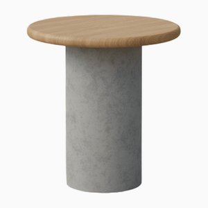 Raindrop 400 Table in Oak and Microcrete by Fred Rigby Studio