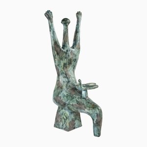Alvigno Bagni, Abstrakte Skulptur, 1964, Keramik