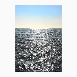 Iryna Kastsova, Ocean Sky Light 2, XXI secolo, Acrilico su tela