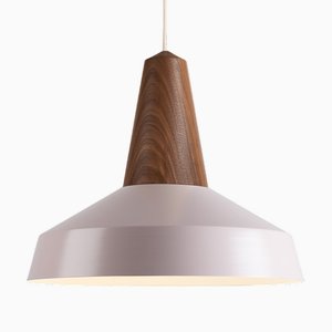 Eikon Circus Pendant Lamp in Pale Rose and Walnut from Schneid Studio