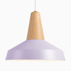 Eikon Circus Pendant Lamp in Lavender and Oak from Schneid Studio