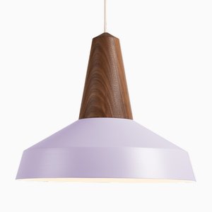 Eikon Circus Pendant Lamp in Lavender and Walnut from Schneid Studio