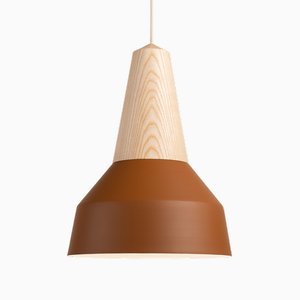 Eikon Basic Amber Pendant Lamp in Ash from Schneid Studio