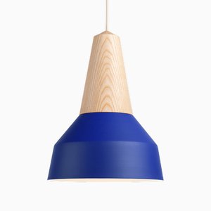 Eikon Basic True Blue Pendant Lamp in Ash from Schneid Studio