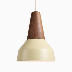 Eikon Basic Wax Pendant Lamp in Walnut from Schneid Studio