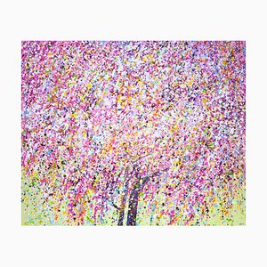 Iryna Kastsova, Sakura 2, 21. Jahrhundert, Acryl auf Leinwand