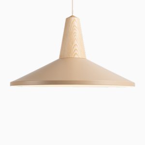 Eikon Shell Pendant Lamp in Wheat and Ash from Schneid Studio