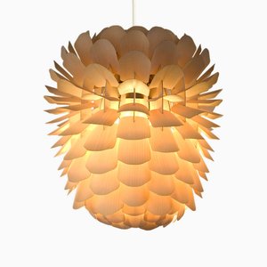 Mittelgroße Zappy Lampe aus Eschenholz von Schneid Studio