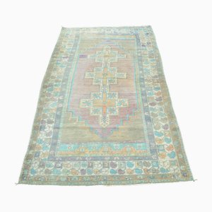 Tapis de Ferme Anatolien Vintage Délavé