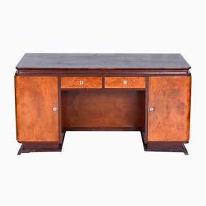 Art Deco Czechia Writing Table in Oak and Ash, 1930s