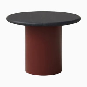 Raindrop 500 Table in Black Oak and Terracotta by Fred Rigby Studio