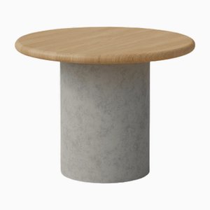 Raindrop 500 Table in Oak and Microcrete by Fred Rigby Studio