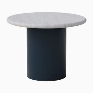 Raindrop 500 Table in White Oak and Midnight Blue by Fred Rigby Studio