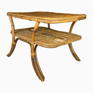 Vintage Italian Bamboo Coffee Table, 1970s