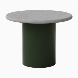 Raindrop 500 Table in Microcrete and Moss Green by Fred Rigby Studio