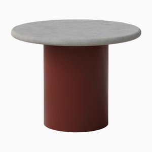 Raindrop 500 Table in Microcrete and Terracotta by Fred Rigby Studio