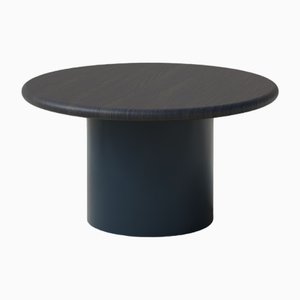 Table Raindrop 600 en Chêne Noir et Bleu Nuit par Fred Rigby Studio