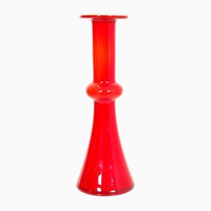 Red Vase from Holmegaard