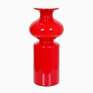 Vaso rosso di Holmegaard