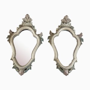 Venetian Bedside Mirrors, Italy, 1960s, Set of 2