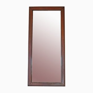 Large 19th Century Walnut Overmantle Wall Mirror, 1890s
