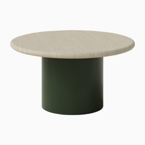 Raindrop 600 Table in Ash and Moss Green by Fred Rigby Studio