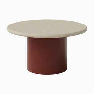 Raindrop 600 Table in Ash and Terracotta by Fred Rigby Studio